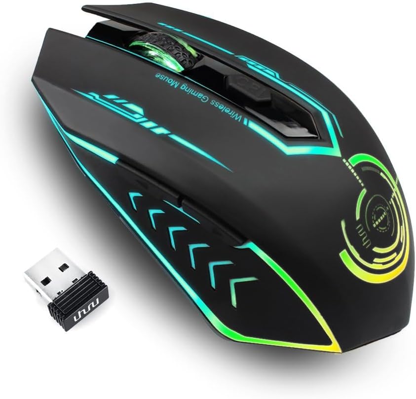 UHURU Wireless Gaming Mouse Up to 10000 DPI