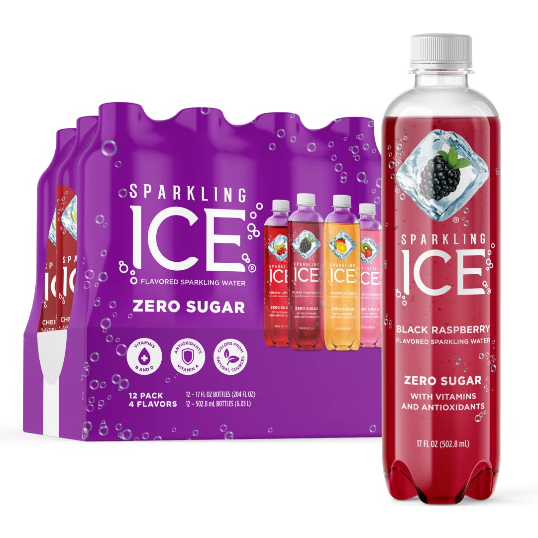 Sparkling Ice Purple Variety Pack, Flavored Water