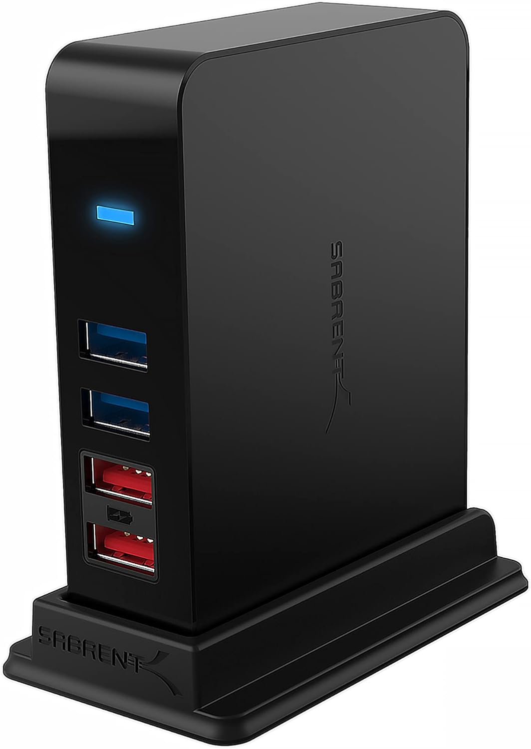 SABRENT 7 Port USB 3.0 HUB + 2 Charging Ports with 12V/4A Power Adapter