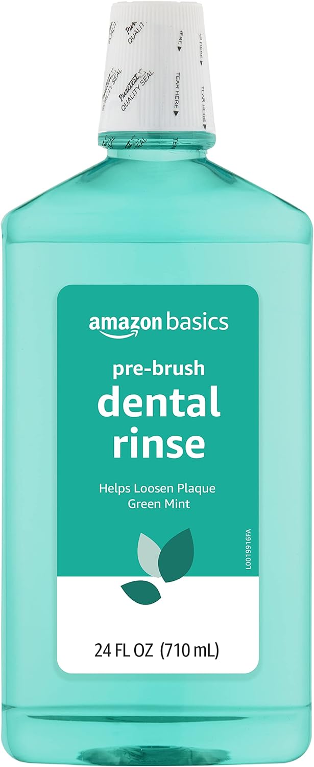 Amazon Basics Pre-Brush Dental Rinse