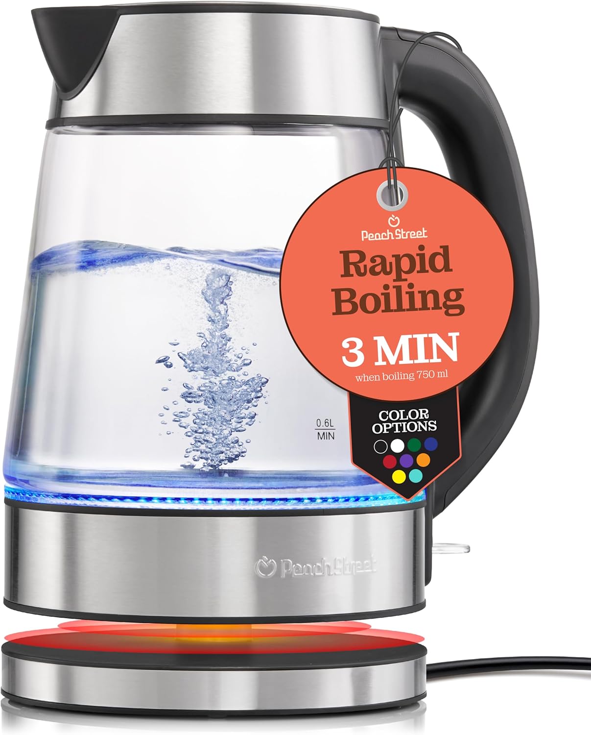Speed-Boil Electric Kettle For Coffee & Tea