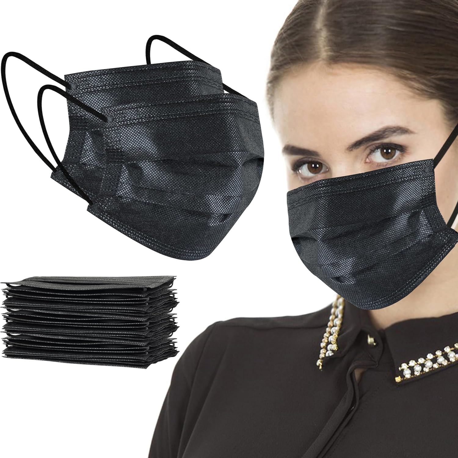 akgk 100Pcs Disposable Face Masks