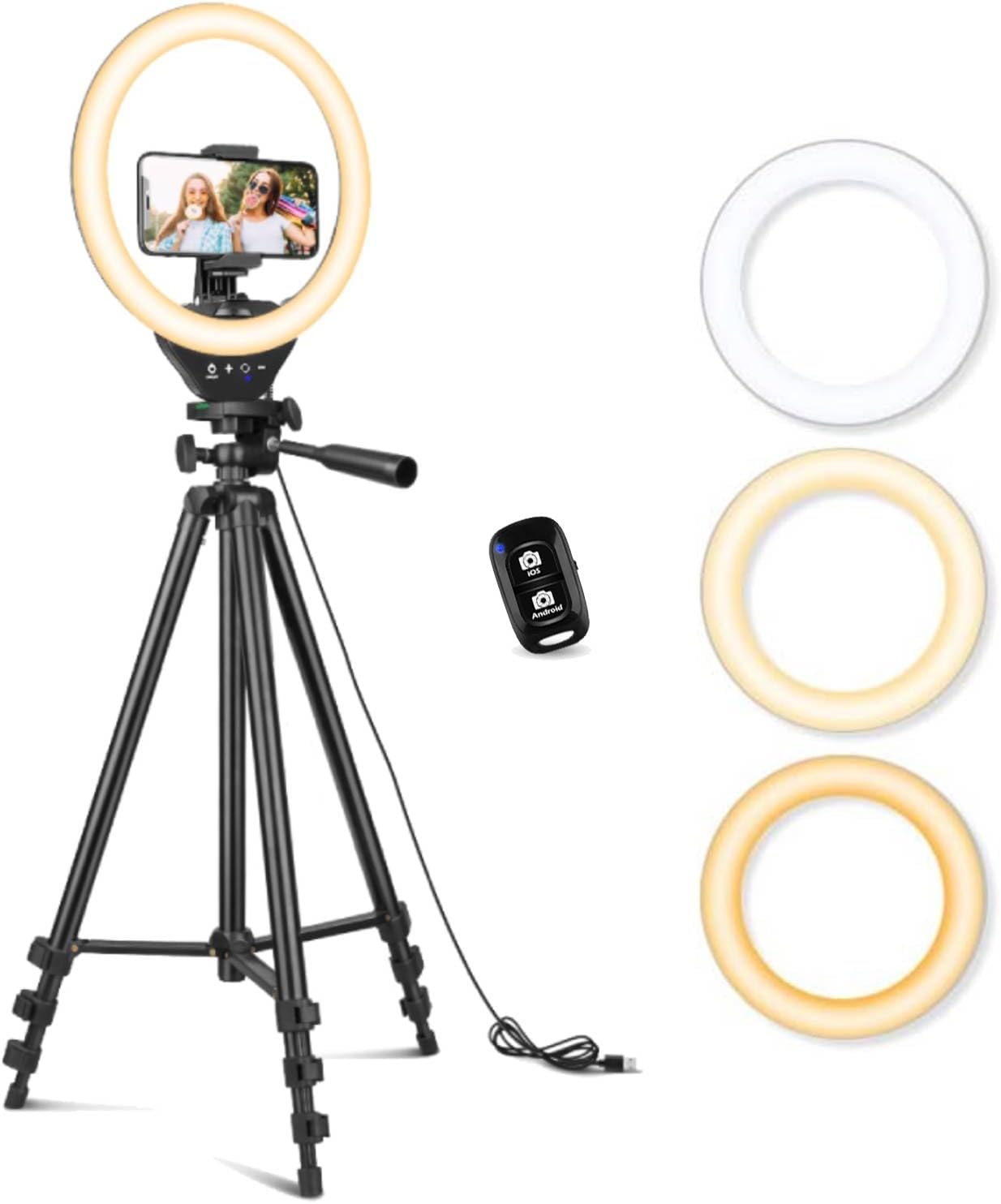Sensyne 10” Ring Light with 50” Extendable Tripod Stand