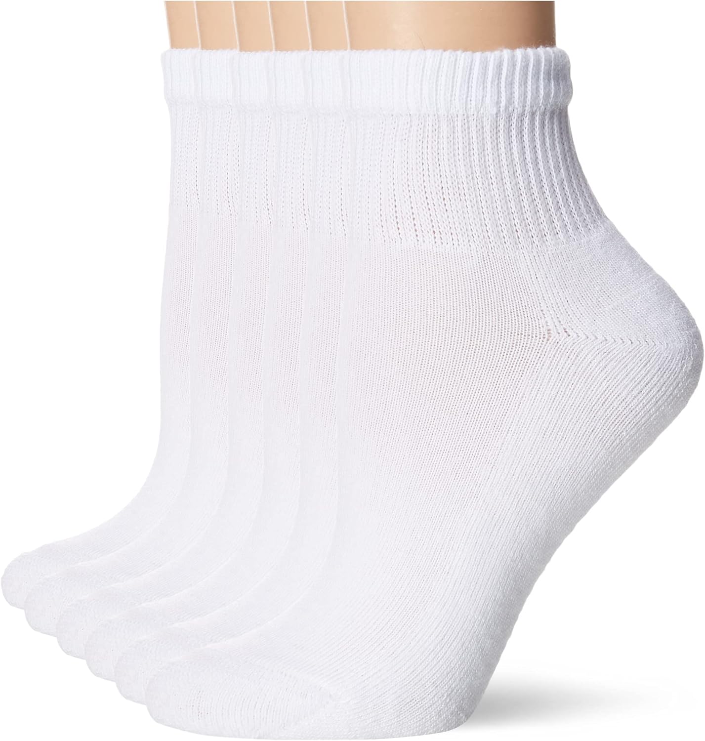 Hanes womens Ultimate Comfort Toe Seamed Ankle Socks