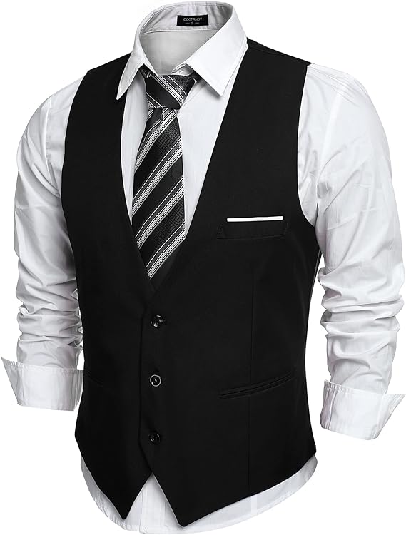 COOFANDY Men’s Casual Business Suit Vest