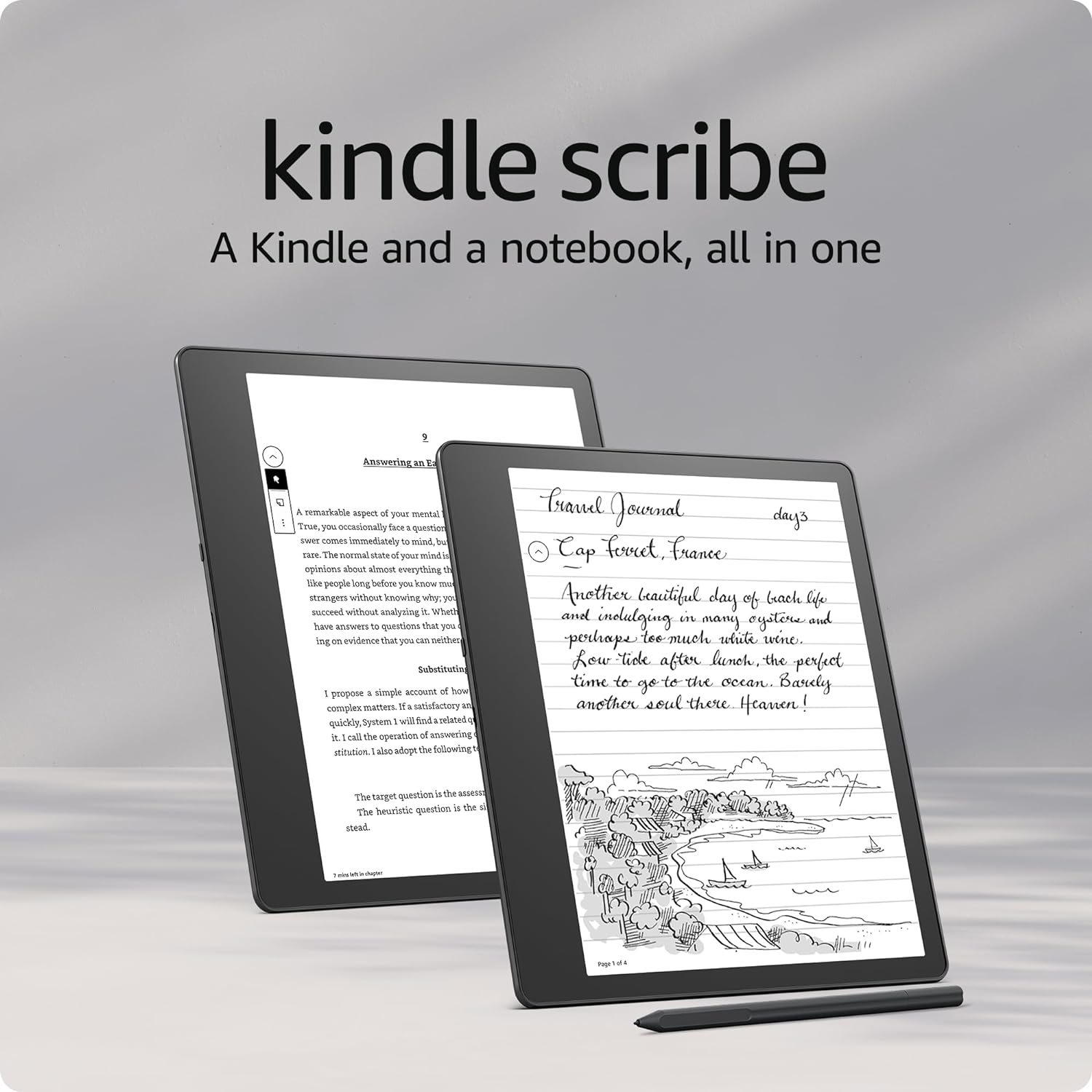 Amazon Kindle Scribe (64 GB) the first Kindle and digital notebook