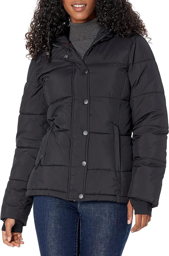 Amazon Essentials Women’s Heavyweight Long-Sleeve Hooded Puffer Coat