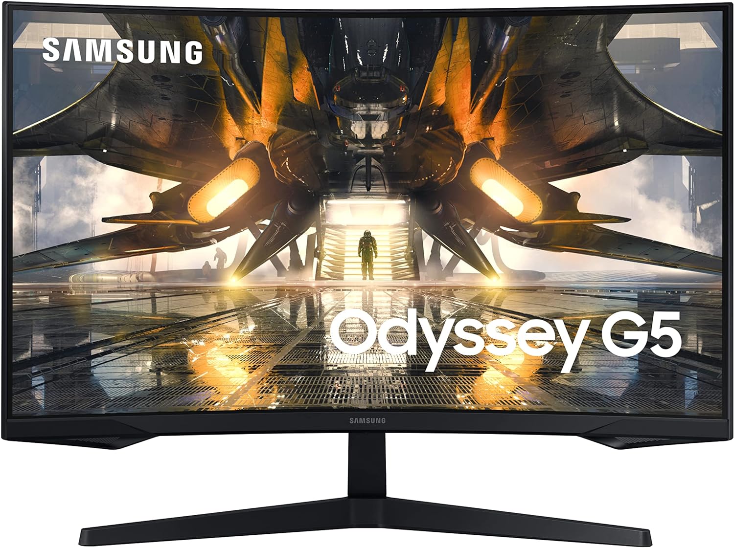 SAMSUNG 32″ Odyssey G55A QHD 165Hz 1ms FreeSync Curved Gaming Monitor