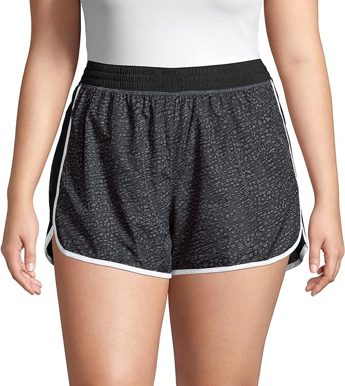 Just My Size Women’s Active Plus-Size Woven Running Shorts