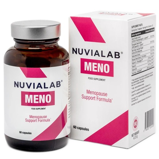 NuviaLab Meno is an innovative food supplement dedicated to women during menopause