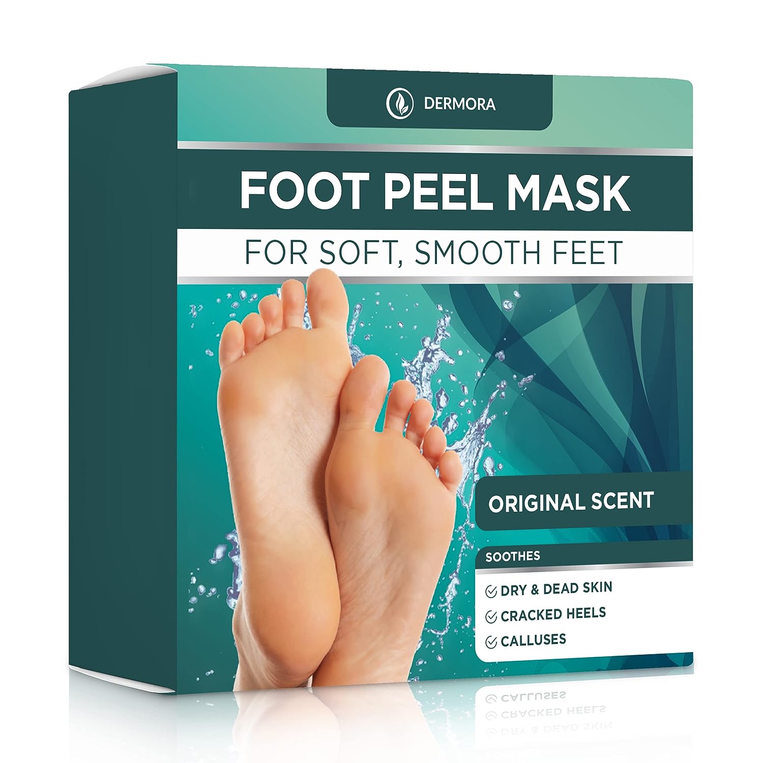 DERMORA Skin Treatment Mask Foot Peel Mask