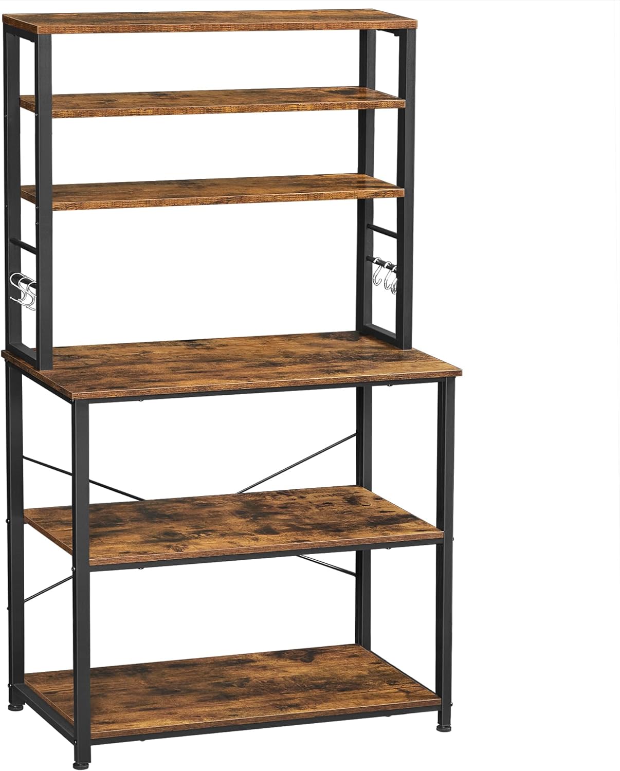 VASAGLE Coffee Bar, Baker’s Rack for Kitchen with Storage