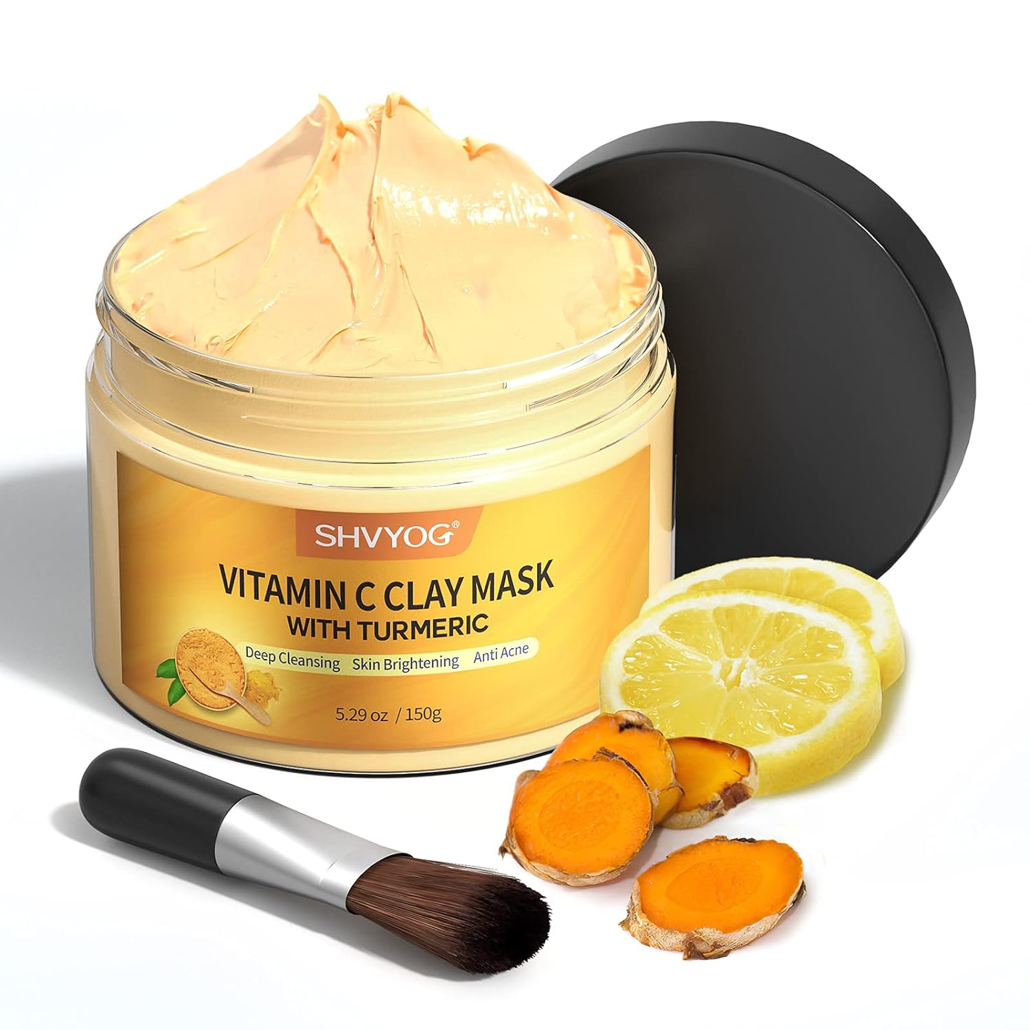 Vitamin C Face Mask with Kaolin Clay and Turmeric