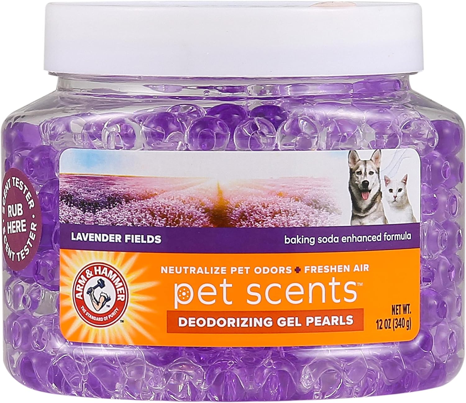 Arm & Hammer Air Care Pet Scents Deodorizing Gel Beads in Lavender Fields