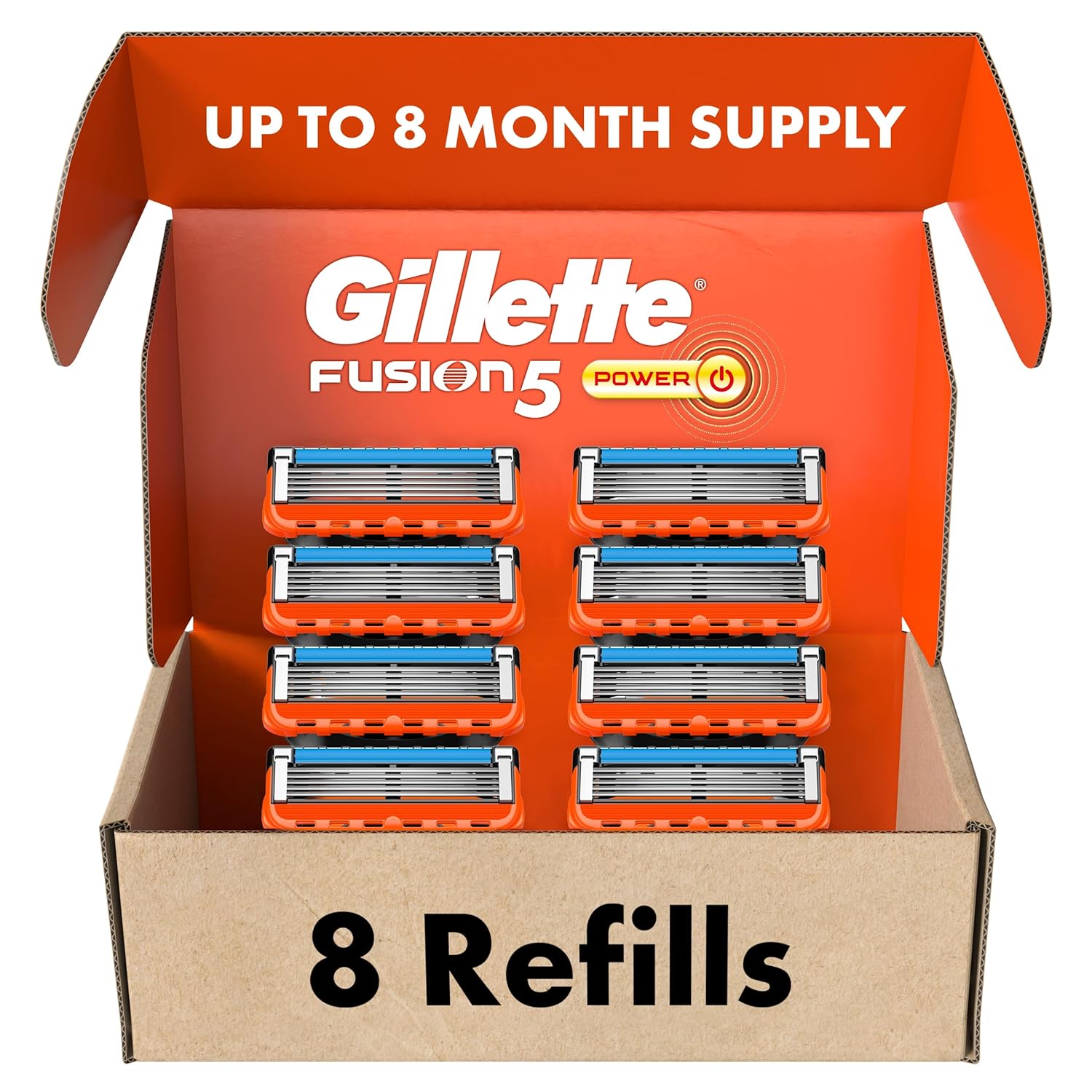 Gillette Fusion5 Power Razor Blade Refills,