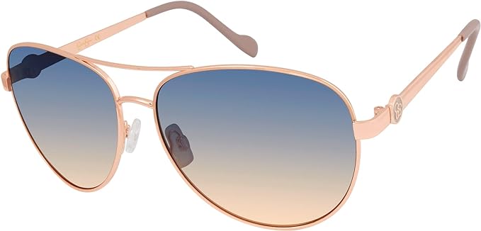 Jessica Simpson Women’s J5596 Stylish Metal Aviator Pilot Sunglasses