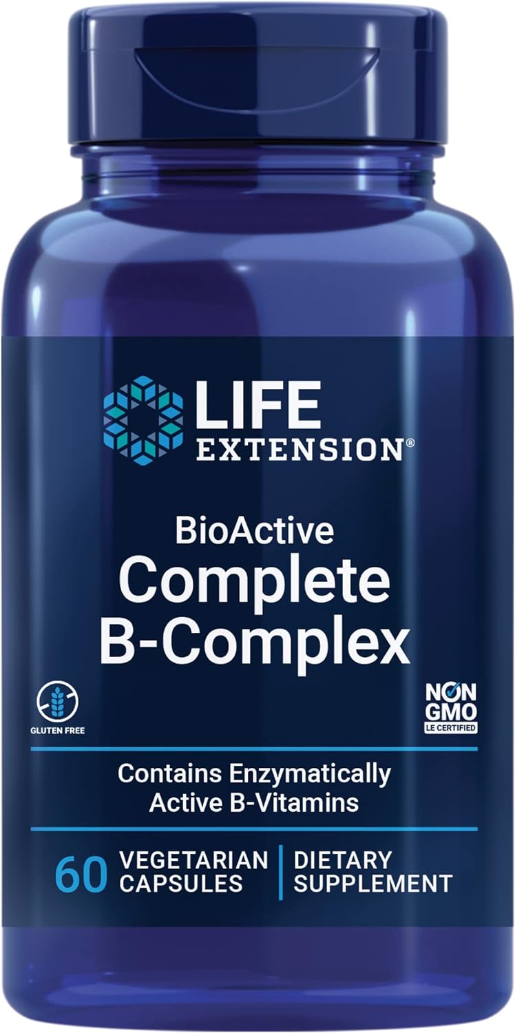 Life Extension Bioactive Complete B-complex, Heart, Brain And Nerve Support